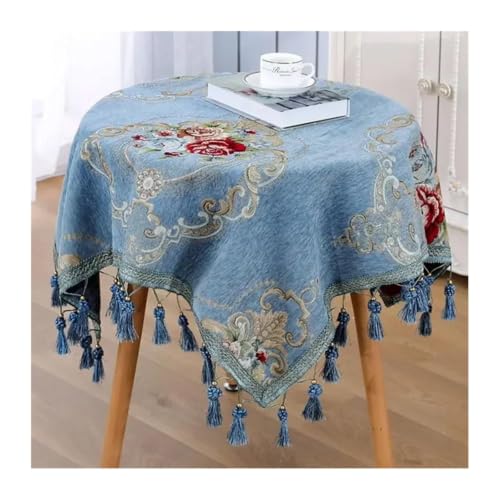 Nappe en dentelle de qualité supérieure avec franges Color3
