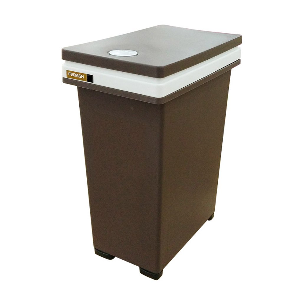 Portable Kitchen dustbin Square Removable Plastic Living Room Big Trash can Can Recycler (Color : A) (C)