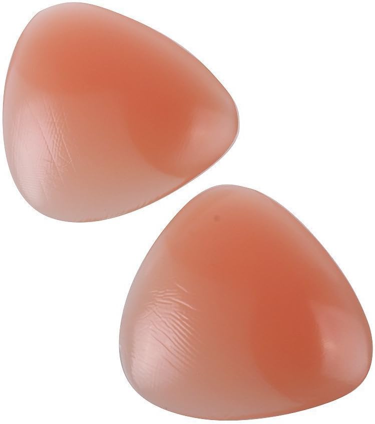 Waterproof Silicone Triangle Push-Up Breast Pads – Enhancing Swimsuit & Bra Confidence, Available in Transparent & Nude