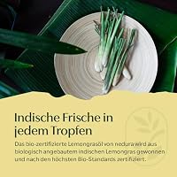 nedura® BIO Lemongras Öl [100% NATURREIN] - Belebend & Erfrischend - Echtes Zitronengrasöl - Ätherisches Öl für Aromatherapie, Diffusoren & Duftkerzen - 30ml – Ansicht 7