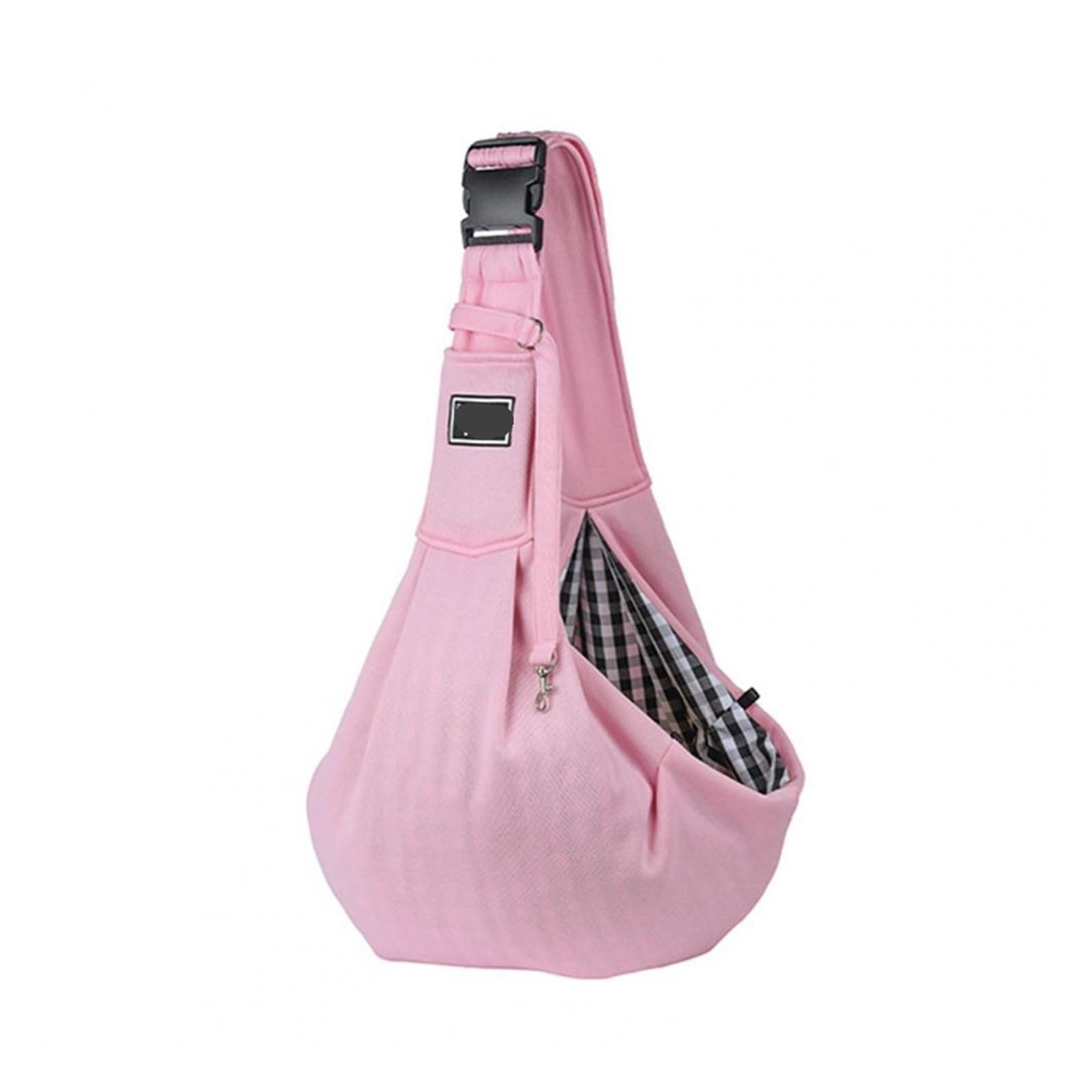 Bandolera para Perro Bolsa de Transporte for Mascotas, Bolsa portamascotas Transpirable con Doble Hebilla de Seguridad for Viajes al Aire Libre, Capacidad for Perros y Gatos(Pink)