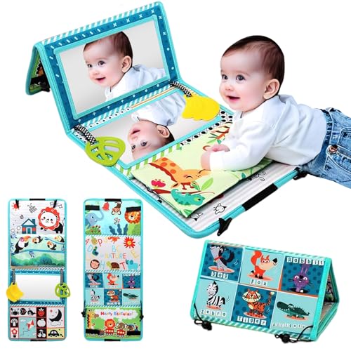 Espejo Bebe Montessori 0 3 6 12 Meses, Juguetes de Espejo para Be...