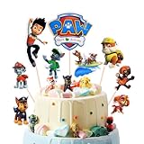 😊【Paket beinhaltet】7 Stück Cupcake-Topper mit Paw Patrol-Motiv. Diese aus kunststoffbeschichtetem Karton hergestellten Dekorationen sind ungiftig und wiederverwendbar.