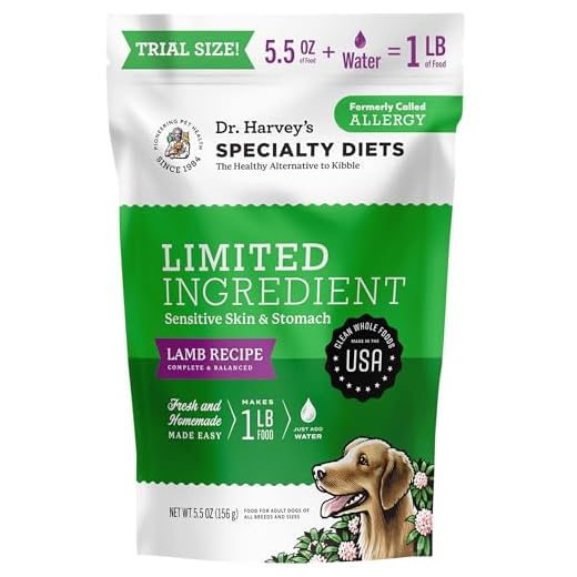 Dr. Harvey's Specialty Diet Limited Ingredient - Dog Food for Dogs with Sensitivities - Lamb Recipe (Trial Size, 5.5 oz)