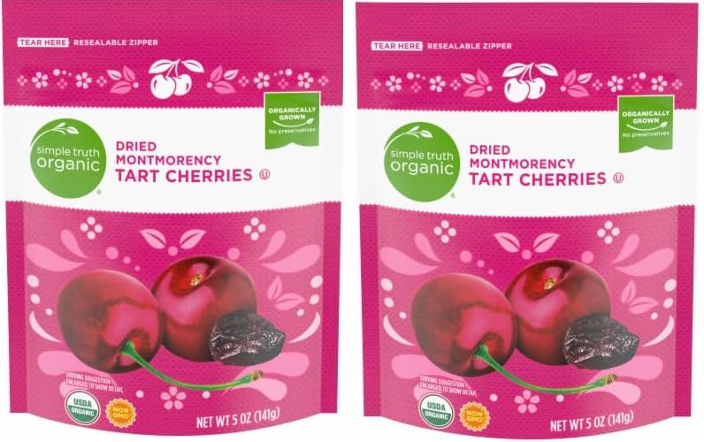 Generic Pack Of 2 Organic Dried Montmorency Tart Cherries 5 oz, regular