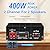 Stereo Audio Amplifier AK45 Bluetooth Receiver for Home Stereo, 400W 2 Channel Wireless Bluetooth 5.0 Power Amplifier System with FM Radio, USB, SD Card, and Remote Control