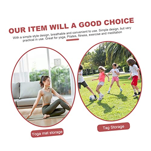 jojofuny 8pcs Mesh Drawstring Cone Carrier Bags Outdoor Sports Storage Bag for of Practice Cones Lightweight and Portable Design for Yoga Mats and Sports Equipment2