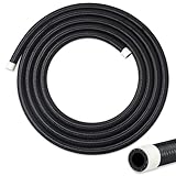 VWTNI 6AN Fuel Line, 6AN 3/8 inch CPE Fuel Hose, 10FT Transmission/Oil Cooler Lines, Nylon Braided Fuel Line Hose.