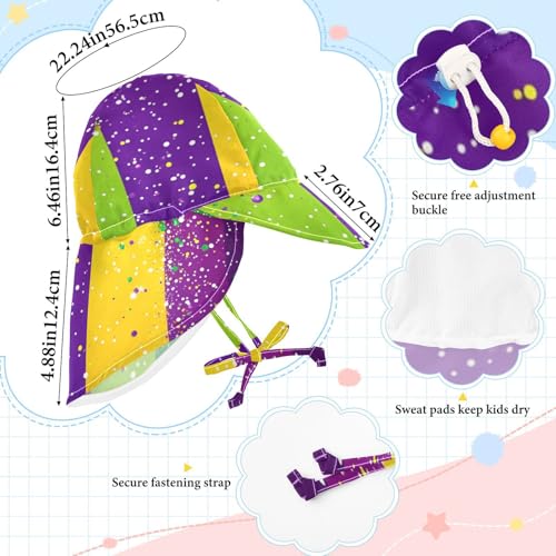 Toddler Sun Hat Boy Beach Unique Girls UPF 50+ Protection Adjustable Travel Essentials4