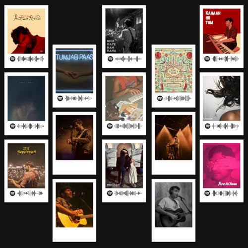Image of Funk You Store Prateek Kuhad Polaroids Mini Posters Kit (Set of 15) | Collage Kit Polaroid Size (8 x 6 cm) Posters for Phone Accessories, Bedroom, Office, Living room (Prateek Kuhad)