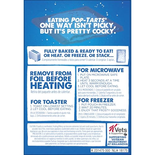 Image of Pop-Tarts Toaster Pastries, Breakfast Foods, Kids Snacks, Frosted Banana Bread (8 Pop-Tarts) (Pack of 2)