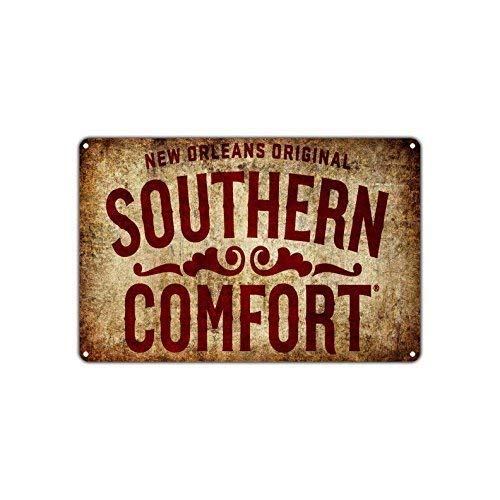 UnooplerBallkleid Funny Metal Sign New Orleans Original Southern Comfort Home Decoration Caution Warning Sign Plaque