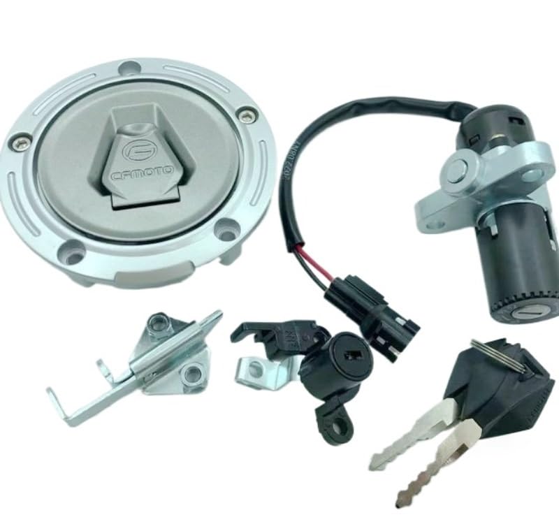 Interrupteur de verrouillage complet 250SR CF250-6 avec bouchon de carburant et kit de selle électrique