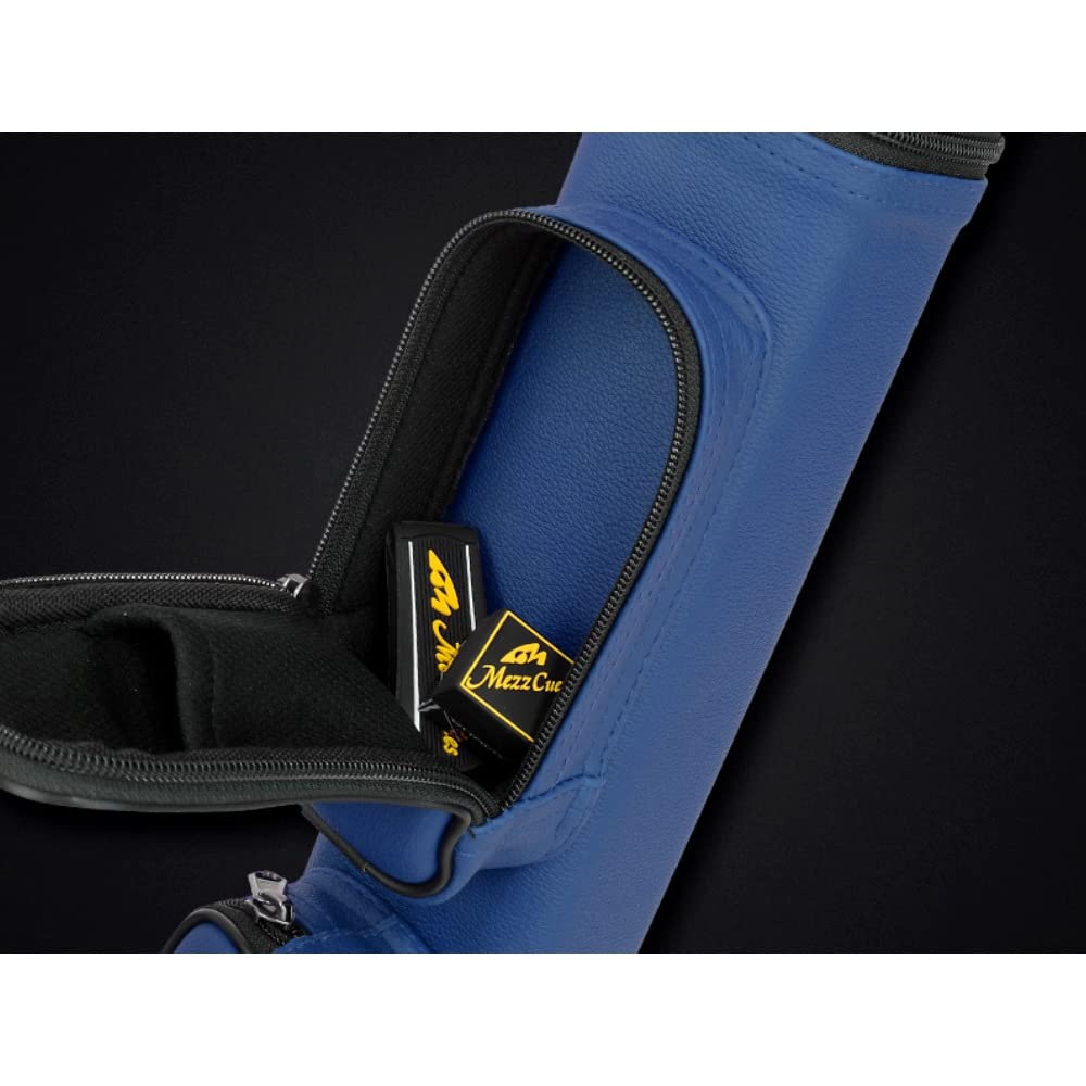 Amazon.co.jp: ビリヤード キューケース Mezz ZC-23A ブルー (2バット3