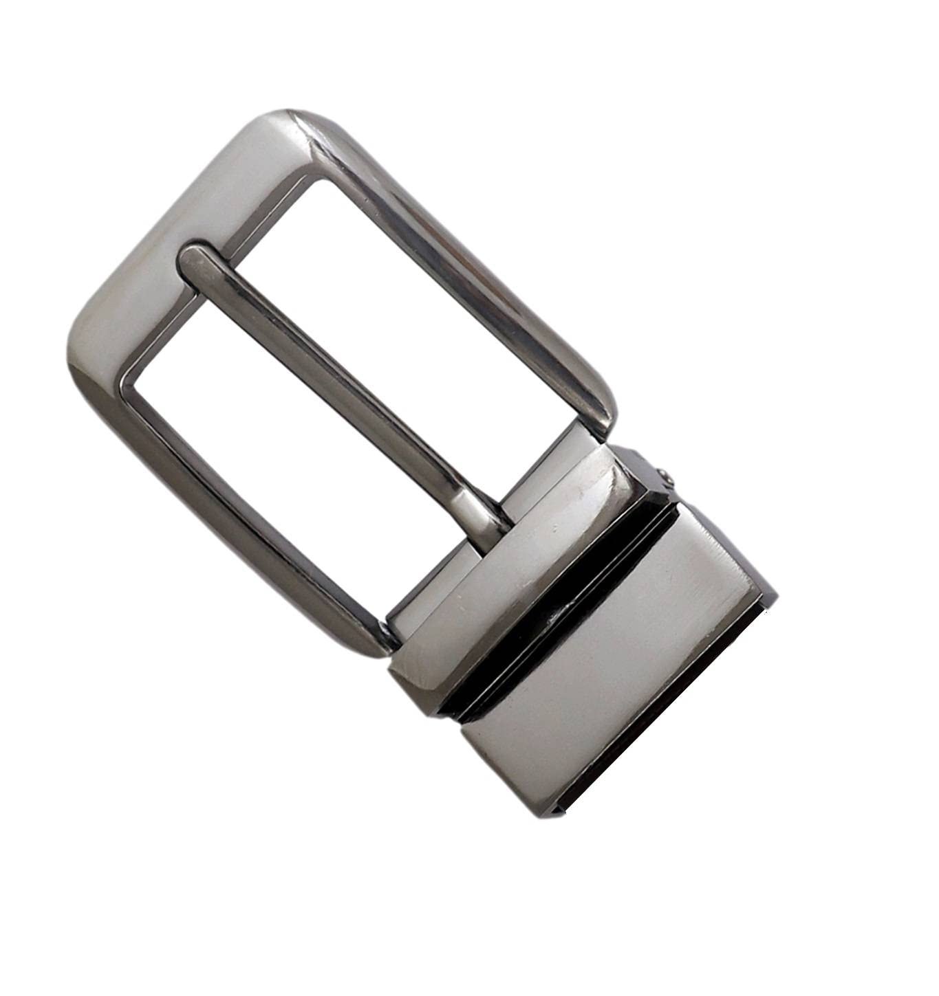 Stylish Trendy 360 Degree Rotate Reversible Buckle For Men's Any Types of Belt, Formal & Casual Cool Look Metal Buckle (Only Buckle)