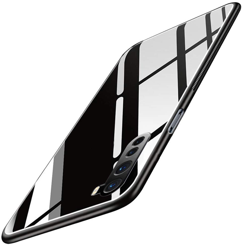 CLICKFLEEK Luxurious Glass Back Case Cover for Oppo Reno 4 Pro (Black Glass) (B092TMH754) Amazon Price History, Amazon Price Tracker