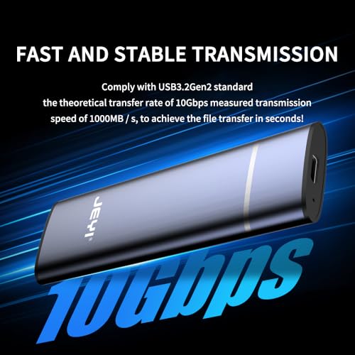 JMT JY--M12 Carcasa SSD M.2 10Gbps USB-C NVMe miniatura 2