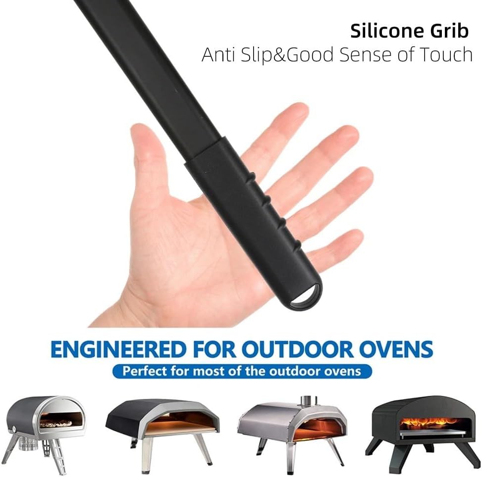 10 12 13 14 Inch Big Pizza Perforated Shovel Paddle Short/Long Handle for Oven Turning Kitchen Utensils Pizza Baking Tools