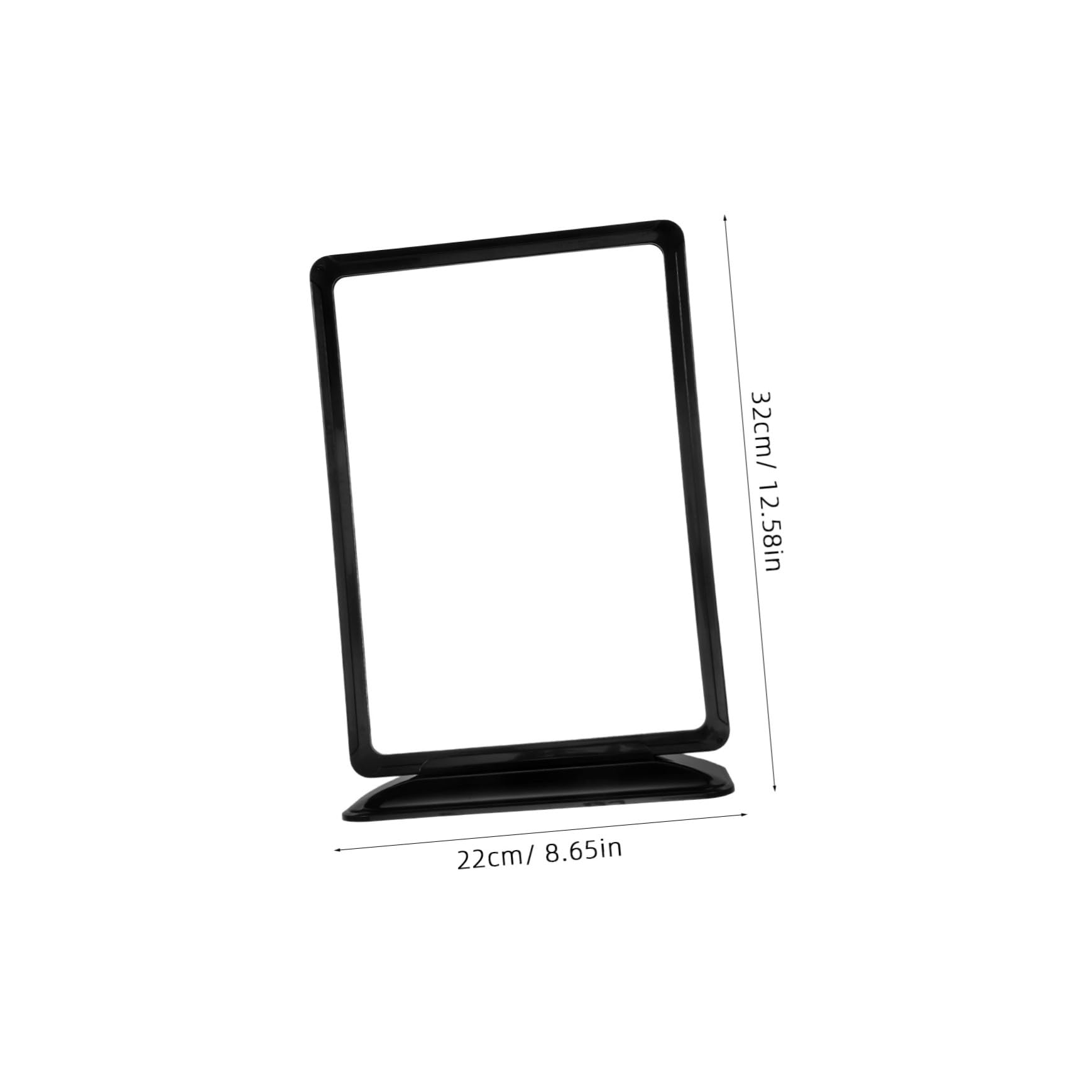 KICHOUSE Versatile Plastic Menu Display Stand Sign Holder Adjustable Base for Restaurant Hotel Cafe