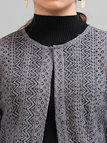 Image of Style Quotient Women Grey Shrug