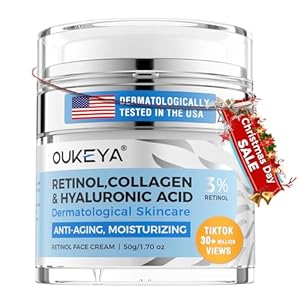 OUKEYA 3% Retinol Creme mit Niacinamid & Hyaluron