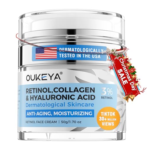 OUKEYA 3% Retinol Creme mit Niacinamid & Hyaluron