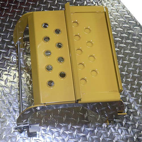 Unique Truck Equipment Big Truck Tire Step 1-Step 5100, Silver Aluminum & Steel, Modern Style, 400 lb Capacity