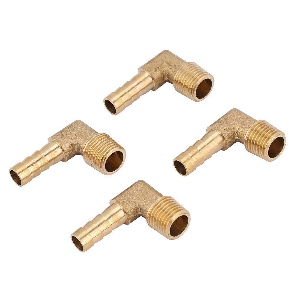Bwintech 12 Stück 4mm Schlauch AD x 1/8 Zoll BSP Außengewinde, gerade