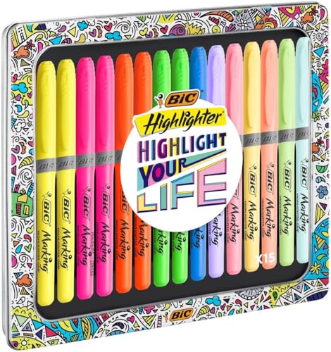 BIC Highlighter Collection Box - Subrayadores , Colores Surtidos