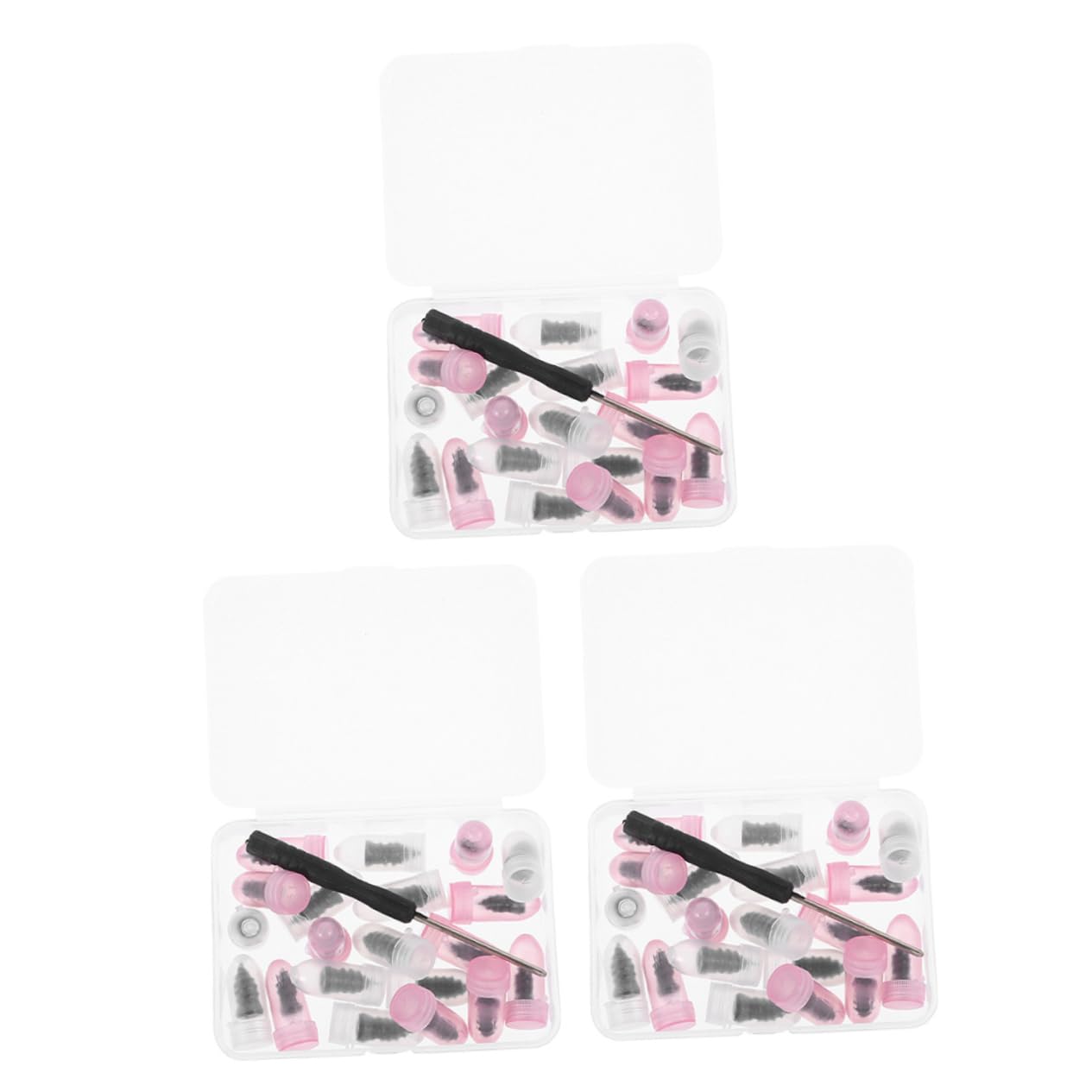 MUCKLILY 1set Car Tire Repair Nails Durable Tubeless Repair Kit for Quick Puncture Fix Includes Nails Tool for Cars Motorcycles and Electric Vehicles