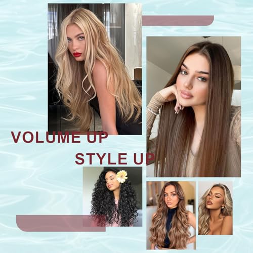 Image of Travel Dual Voltage Hair Dryer Brush,Portable Mini Hot Air Blow Dryer Straightener & Curler,Titanium Oval Blowout Styler Volumizer Tools,Auto Cepillo Secador De Cabello International Travel Essentials