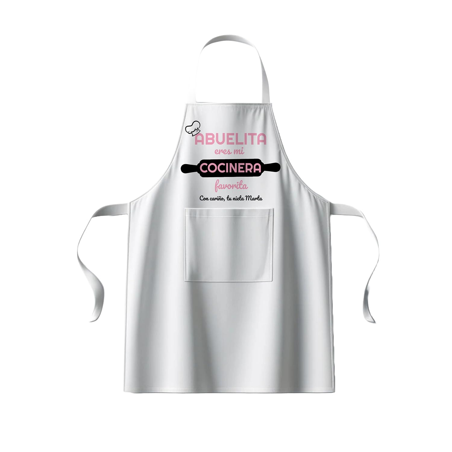 Kembilove Personalised Women's Apron | Personalized Aprons | Kitchen Apron Mother's Day | Gifts with Personalised Photos | Original Gifts for Women Mother's Day
