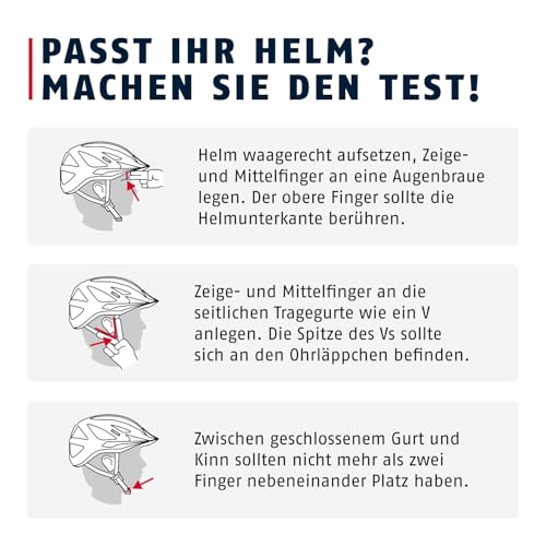 ABUS Fahrradhelm Youn-I 2.0 - mit Licht für Kinder, Jugendliche und junge Erwachsene - für Mädels...