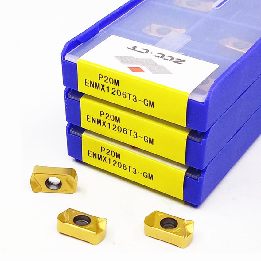 Tool Part for ENMX1206T3-GM P20M/ENMX1206T3-GM P20T/ENMX1206T3-GM YB9320 ENMX1206T3-GM CNC Inserts Replace 0303 10PCS/Box - (Angle: ENMX1206T3-GM P20T / Shank Diameter: 50pcs (5 Box))