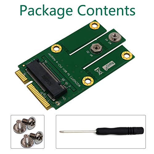 M.2 Ngff Key B To Mini Pci-E Adapter For Wwan, Cdma,Lte, Gps Card #TOP6