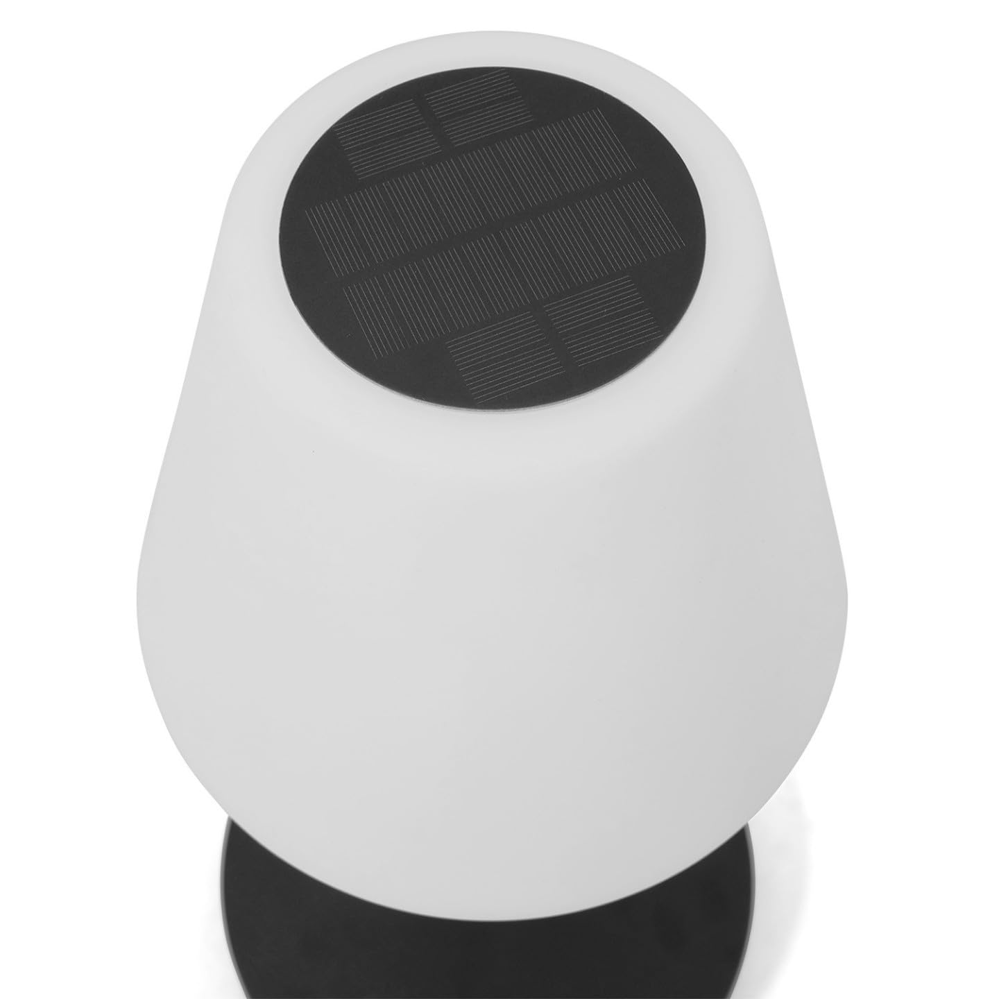 IDMarket - Lámpara de pie solar exterior con LED multicolor