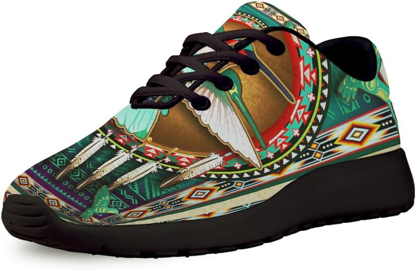 Native American Flag Shoes for Women Men Trail Running Casual Fashion Sneakers Slip-on Tennis Shoes