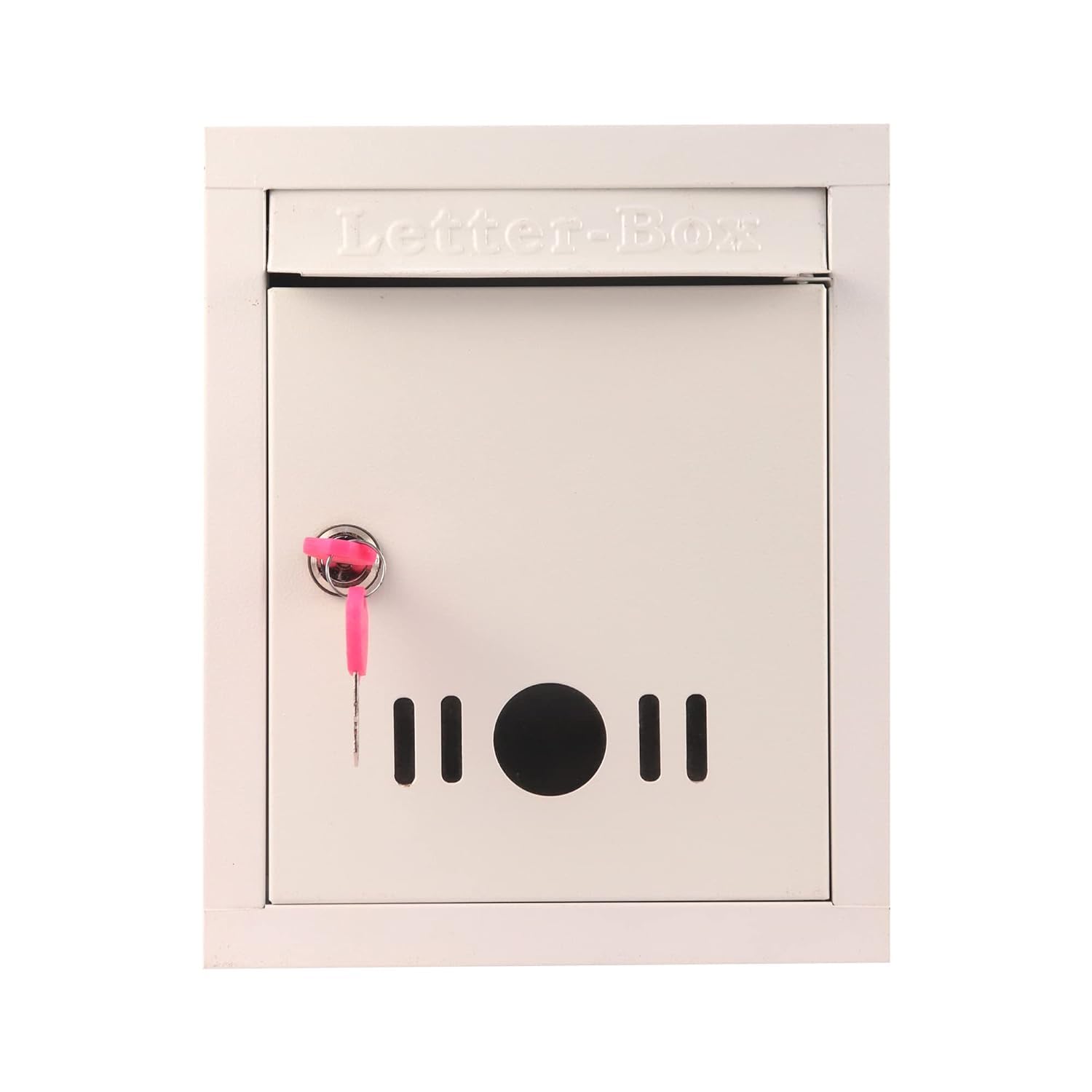 Tusmad Wall Mount A4 Size Letter Box - Mail Box/Letter Box for Home gate with Key Lock (Ivory) (B0CR7JXLWD) Amazon Price History, Amazon Price Tracker