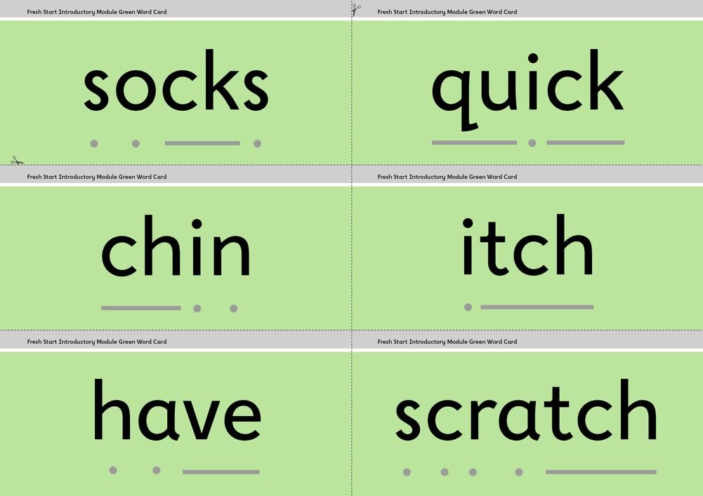 2024 Module Green Word Cards (Read Write Inc. Fresh Start: 2024 Edition) by..