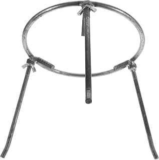 Operitacx Trípode y Diseño Portátil de Cocina de Acero al Carbono para Fogata Estructura Desmontable Montaje Rápido y Transporte Cómodo para Camping y Senderismo
