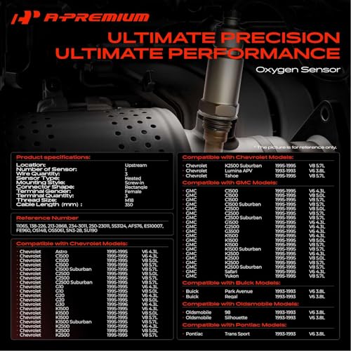Sensor de Oxígeno O2 A-Premium para Chevrolet y GMC miniatura 2
