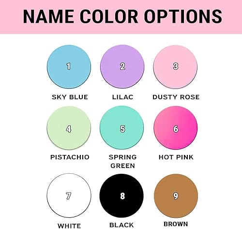 Miniatura 4 de LASFOUR Placa de nombre personalizada de la taza Stanley, placa de nombre de los accesorios de la taza Stanley, placa de nombre Stanley de 30 onzas