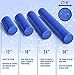 Yes4All High Density Foam Roller for Back, Variety of Sizes & Colors for Yoga, Pilates – Blue - 18 inch