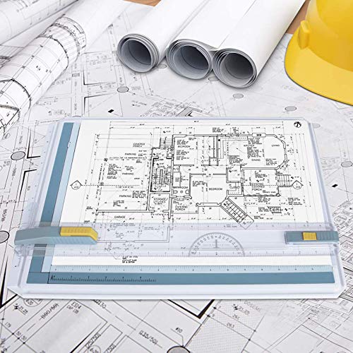 Frylr Inch A3 Drawing Board Drafting Table Multifunctional Drawing Board Table with Clear Rule Parallel Motion and Angle Adjustable Measuring System by Frylr - Image 6