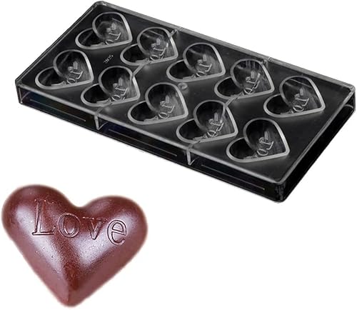 Miniatura 4 de Grainrain Moldes de chocolate de plástico Moldes de caramelo de flores Moldes de policarbonato de plástico Moldes de chocolate transparente duro DIY