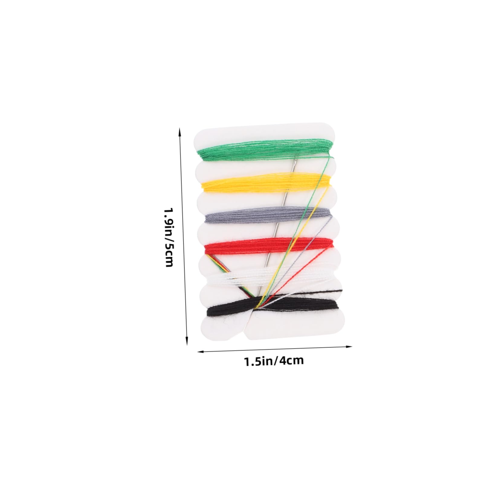 Gogogmee 100Packs Portable Sewing Kit Sewing Thread Needle for Travel Home and Hotel Use Complete Sewing Supplies for Quick Repairs Embroidery