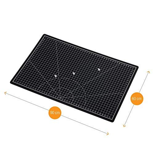 AMAZY Tappetino da Taglio con Righello in Acciaio