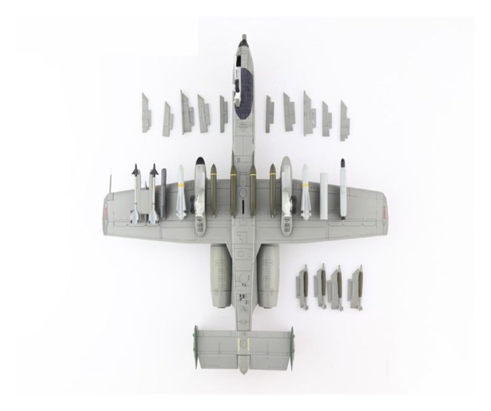 Must-Have for Collectors Modello in Piccola Scala Aerei 1 72 per American A-10C II A10 Ground Fighter Air Force 75th FS Tiger Shark Modello in Miniatura in Lega rifinita Kit di Costruzione