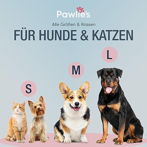 Pawlie's Zahnbürste für Hunde und Katzen | Praktische Hundezahnbürste Fingerling zur Zahnpflege | Zähne putzen Hund - Cat & Dog Toothbrush | Fingerzahnbürste Welpen | Hunde Zahnpflege (2 Stück)