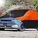 Vollgarage für Dacia Sandero Stepway 2007–2025, 6-lagige Outdoor Autoabdeckung mit Baumwolle, wasserdicht, Regen, Schnee, UV, Staub, Allwetter, atmungsaktiv, Hagelschutz